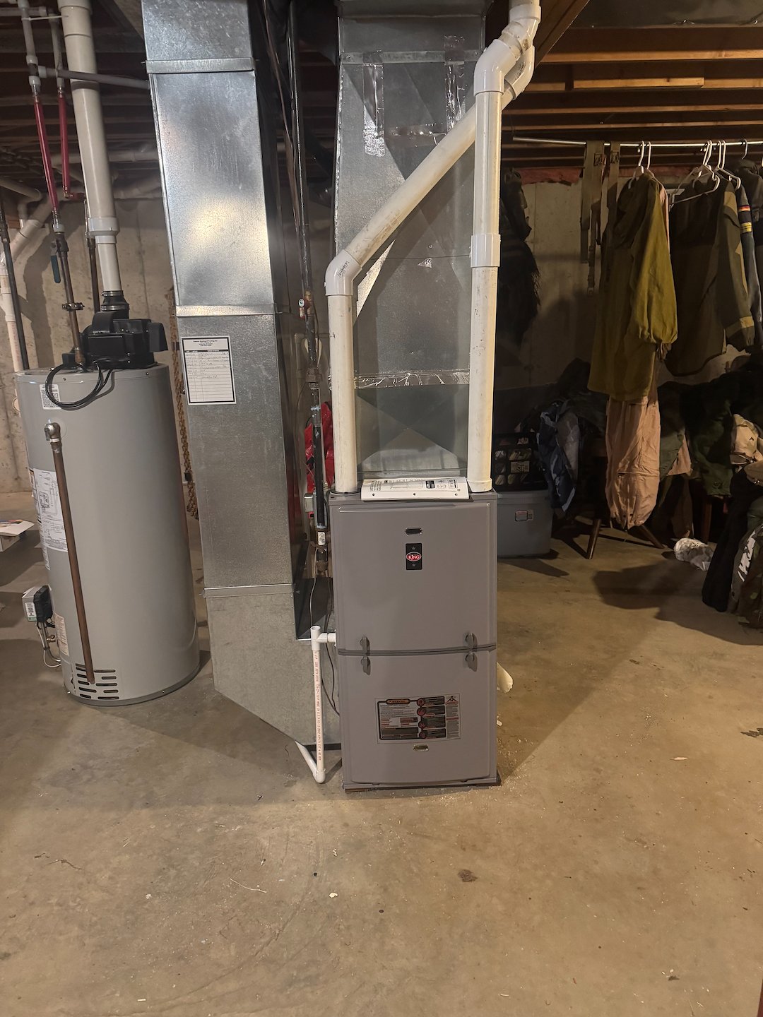 Weatherkind 60,000 BTU 2 Stage High Efficient Furnace Install in Neillsville, Wisconsin 
